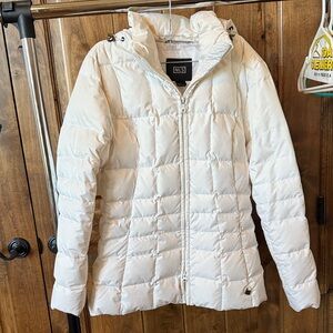 NILS Women's Snowy White Puffer Coat